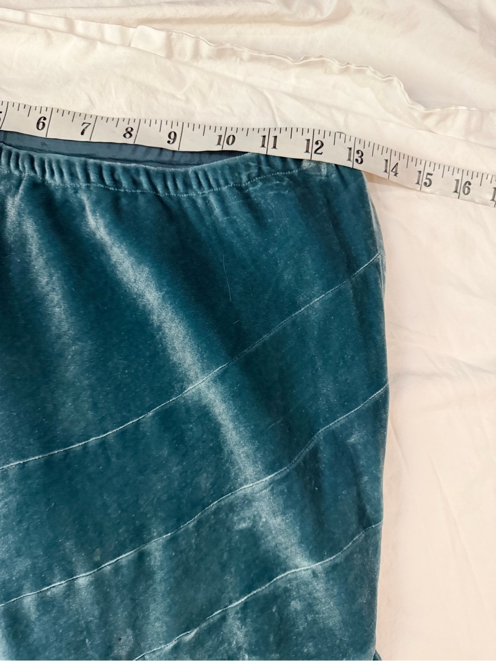 For adempsey only! DOUBLE D RANCH Velvet Tiered Maxi Skirt Green - Picture 13 of 16